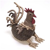 Mr Cockolarum - Cockerel doorstop ”Mr