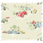 Vintage Car Cotton Fabric