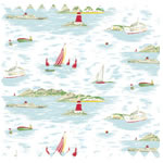 boat white cotton fabric