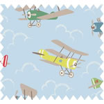 Cath Kidston planes cotton duck fabric